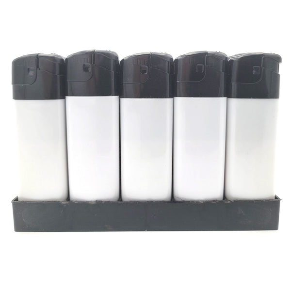 Electronic White Black Lighters