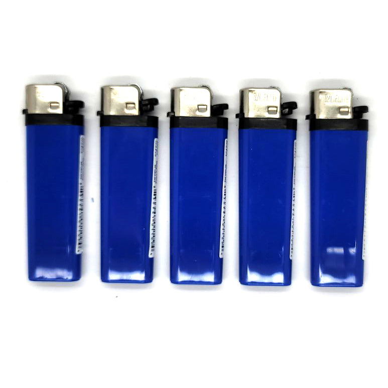 Disposable Matte Blue Lighters - Elite Brands Usa