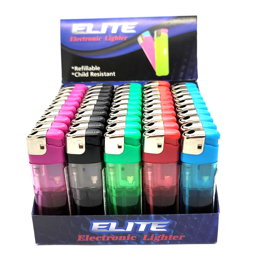 Electronic Transparent Lighters - Elite Brands Usa