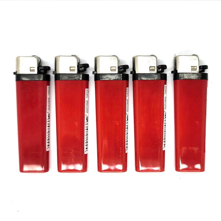 Disposable Matte Red Lighters - Elite Brands Usa