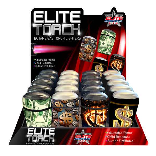 Currency Torch Lighters - Elite Brands Usa